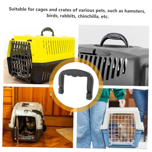 PENIKOKO 4 Stück Teiliges Kunststoff Tragegriff Haustierkäfige Langlebig und Bruchsicher Komfortabler Griff für Vogelkäfige Hundeboxen und Katzenboxen Einfache Befestigung und Praktischer