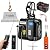 NEWTRY 1,100lb Electric Hoist Pro, Electric Winch 110v 120v, with 2 Wireless Remote Control, Cable Remote Control, Vertically & Horizontally
