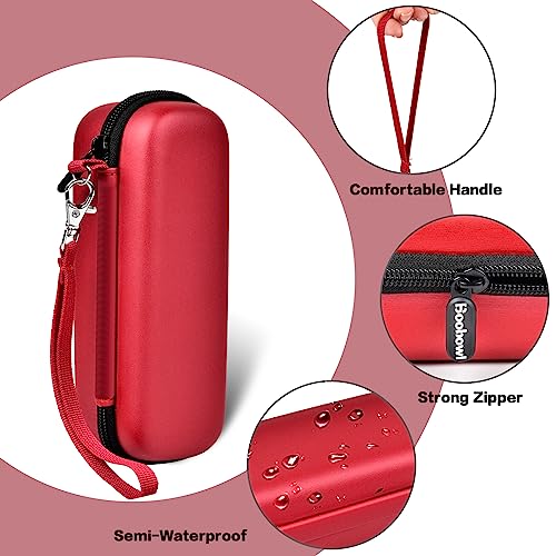 Case Compatible With Pumteck Electric Ball Pump,Smart Air Pump Portable Fast Ball Inflation Storage Bag For Gputek/For Bompow, Hand Pump Organizer For Basketball Accessories - Red (Box Only) #TOP2