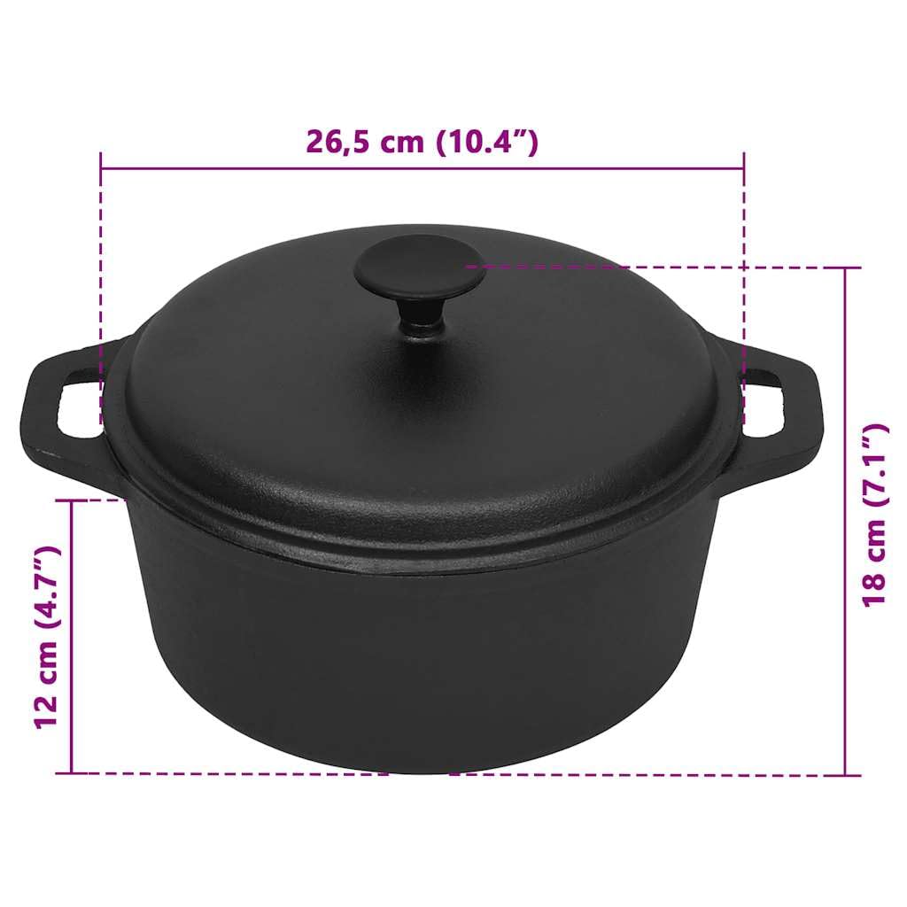 Generisch Topf ?26,5 cm Gusseisen,Heim & Garten,Küche & Esszimmer,Kochgeschirr & Backformen,Kochgeschirr,Suppent?pfe,313362