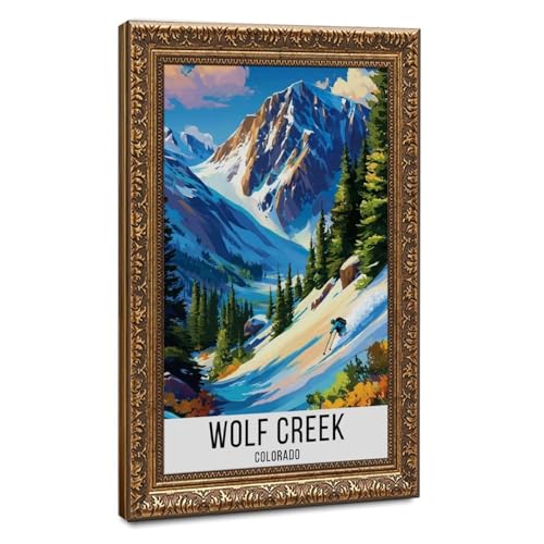 Poster Wolf Creek, tableau de voyage pour créer une ambiance évasion dans la chambre