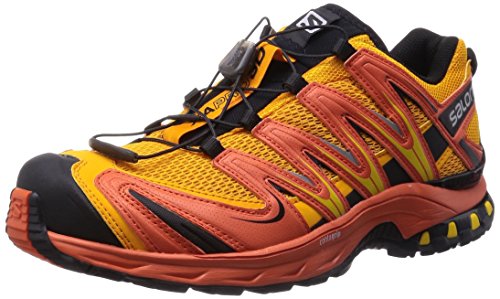 Salomon Herren Xa Pro 3d Traillaufschuhe, Orange Yellow Gold Tomato Red Black, 45 1/3 EU