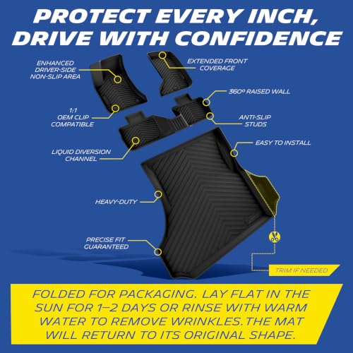 Image of Michelin Vehicle Mats for 2011-2023 Dodge Charger /Chrysler 300 AWD(4 Piece)