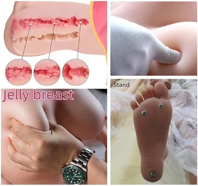 158 CM Full Size Silicone Doll Full Body Sex Doll Female Torso Sexy Love Doll for Men Life Size Sex Dolls TPE Sex Doll Lifelike with Big Breasts Butt Adult Toy Realistic — view 5