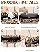 Nyton Organizer Insert Only Compatible with Medium Original Bogg Bag Accessories Beach Bag Organizer Insert Cover with Laptop Compartment Divider Pouch with Zipper Lid for Work College (Leopard, M)