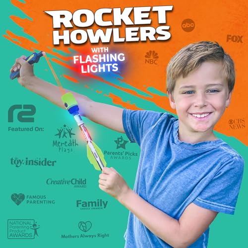 image for Refresh Sports Light Up Foam Rocket Toys for Kids: Best LED Rocket Lau