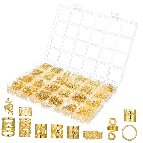Accessoires de cheveux doré pour tresses parfaits pour les looks de festival