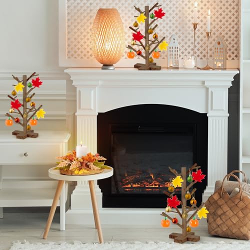 Support de table de Noël rétro en finition de qualité pour intérieur - 8