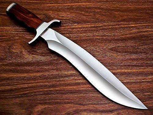 KE-0534-HK D2 Steel handmade Hunting Knife 14'' with Sheath Outdoors Tools Hand Forged Hunting Knife/Cutting Tool/Camping/Bushcraft Knife