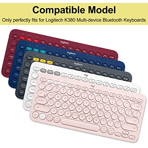 K380 Logitech Keyboard Cover Ultra-Thin Silicone, Keyboard Cover For Logitech K380 Wireless Keyboard, Waterproof Dustproof Logitech Keyboard Skin (Transparent) #TOP5