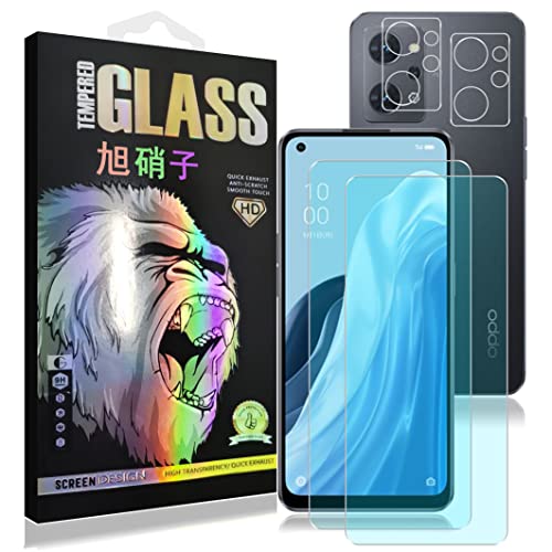 OPPO Reno7 A / Reno9 A �t�C���� �w��F�ؑΉ� �y2+2���Z�b�g-�u���[���C�g�J�b�g 93%�z oppo reno7 a �K���X�t�C�����i�Q������j+ �����Y�t�B���� �i�Q������j reno 7a 9a �t�� �ی�t�B���� oppo 