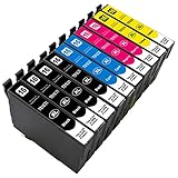 ESMOnline 10 kompatible XL Druckerpatronen (4 Farben) Epson Workforce WF 2760DWF 2750DWF 2660DWF 2650DWF 2630WF 2540WF 2530WF 2520NF 2510WF 2010W