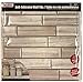 Tool Bench Hardware Gray Wood Grain Self-Adhesive Wall Tile 12 x 12in Sheet (10 Sheets)
