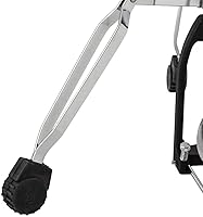 Vista 7 de Gibraltar Soporte de doble soporte de peso medio, hardware de percusión cromado, para almohadilla de práctica de tambor de caja 5707