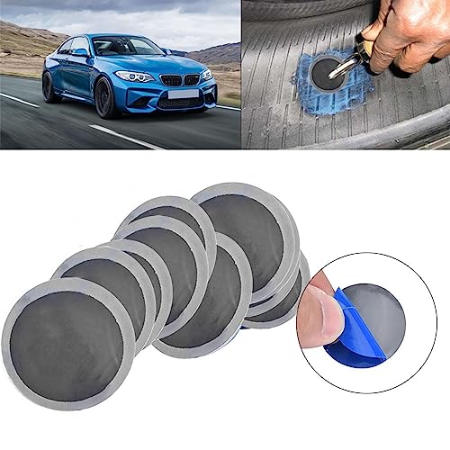 Image of Tire Repair Patch, 200Pcs 32mm 1-1 /4 Inch Rubber Tire Patches Kit, Tyre Puncture Repair Cold Patch Tubeless Patches Tire Tyre Puncture Repair Patch Fast Repair for Car
