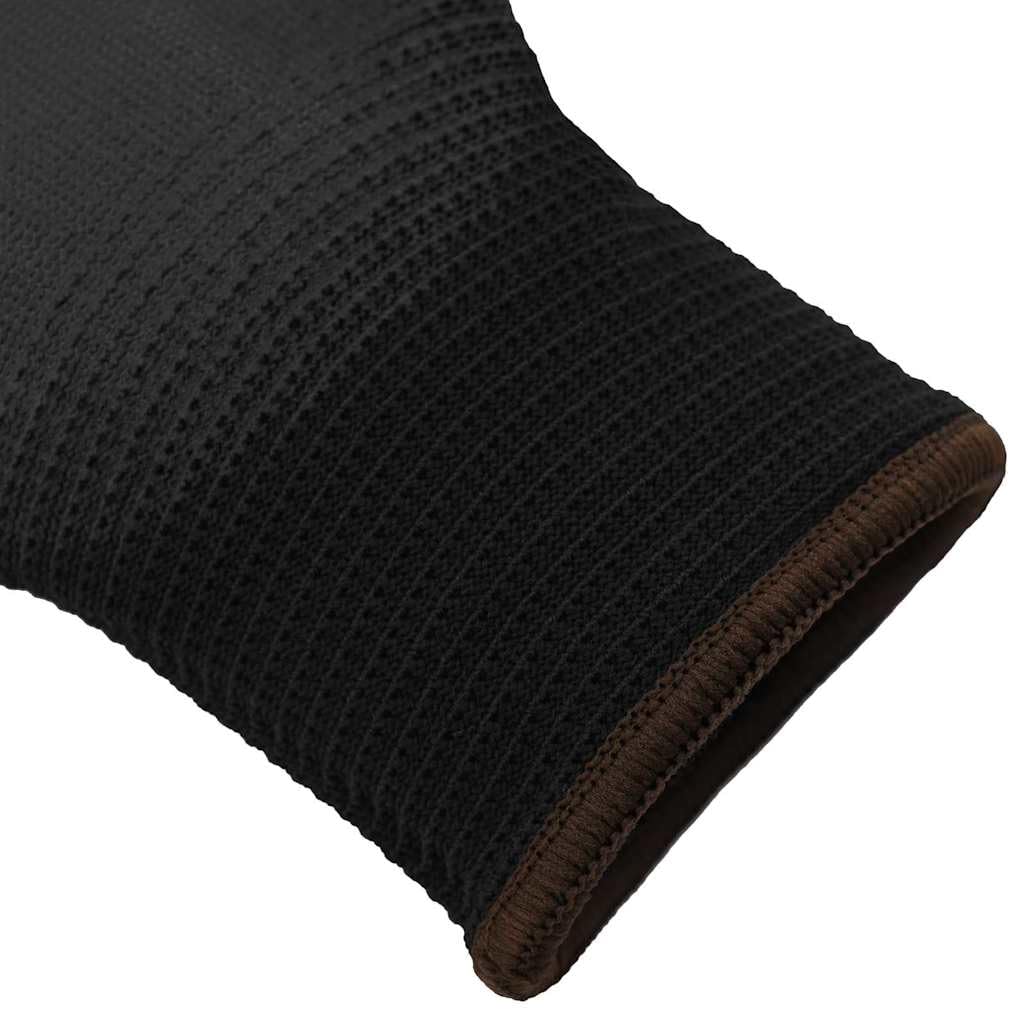 Gants de Travail 24 pièce Noir 8 / m Polyester pour Homme et Femme, Outils de Jardin, Mécanicien, Jardinier