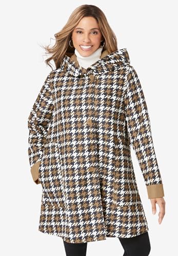 Jessica London Women's Plus Size Reversible A-Line Raincoat4