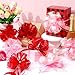 Riceshoot 60 Pcs Large Pull Bows Ribbon Gift 6 Inch Pastel Gift Wrapping Bows for Spring Summer Mother's Day Presents Wedding Birthday Graduation Party Basket Holiday Decor(Pink, Red)
