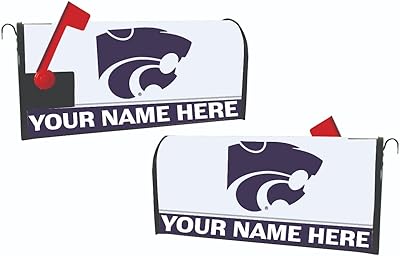 Collegiate Custom Personalized Kansas State WildcatsÂ Mailbox Cover Design for 2021 with Name