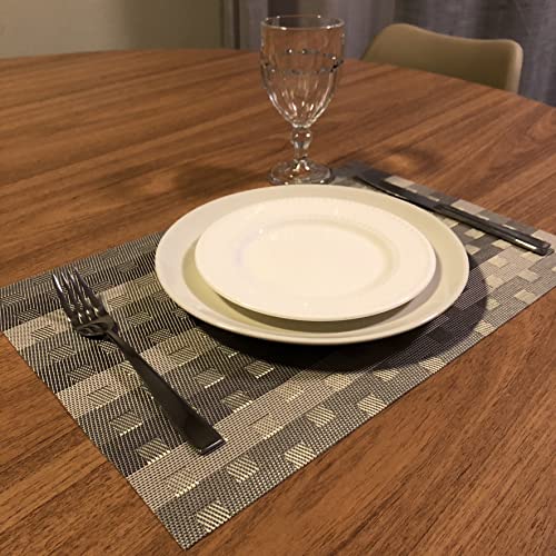 Kit Jogo Americano 10 Unid. (Cinza)