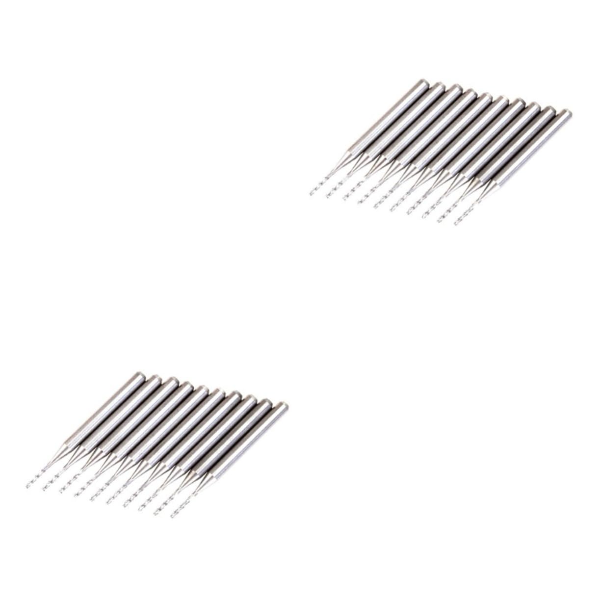 OSALADI 2pezzi Punta Da Trapano Carbide Alloy Per Pcb e Lavorazioni Elettroniche Resistente e Durevole Adatta Per Cnc