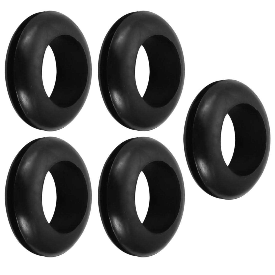 TA-VIGOR 5Pcs Rubber Grommets Cable Wire Protector, 22mm Conductor Wiring Blanking Gasket Ring Grommets