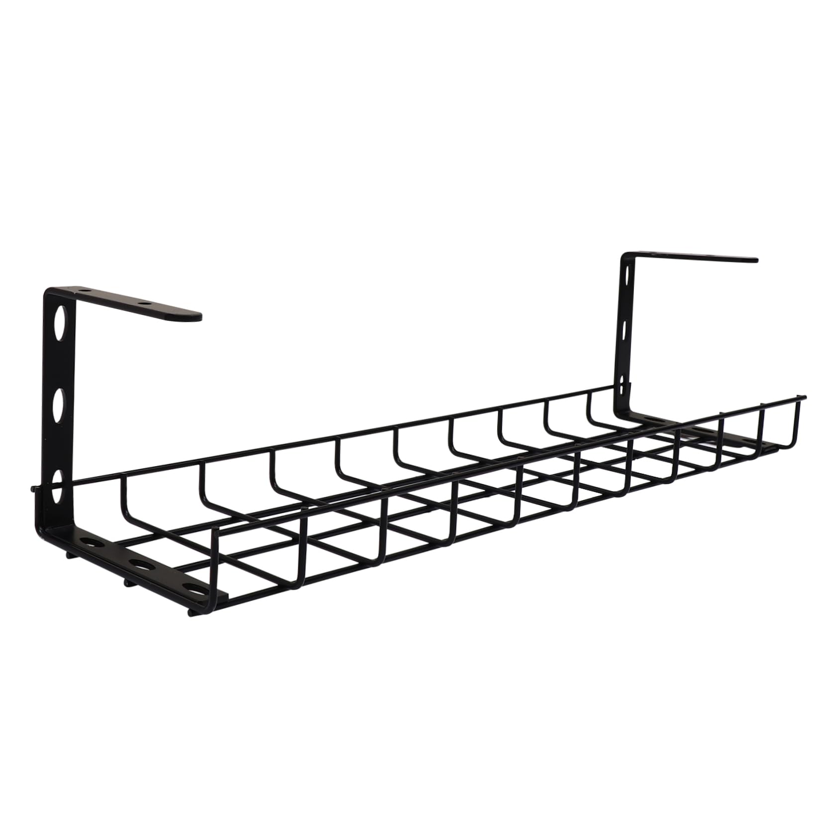 Organisateur de Câbles sous Bureau Compact et Durable Bac de Rangement de Câbles Robuste pour Bureau et Maison Installation Facile pour Espace Restreint