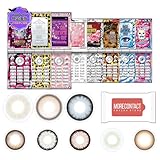 ウェットティッシュ付き カラコン ギャルネバーダイ ワンデー 1箱10枚入 GAL NEVER DIE 1day Amazon.co.jp限定 8.6mm ちゃんみな PWR：0.00／COLOR：【ノベルティ付】イエン