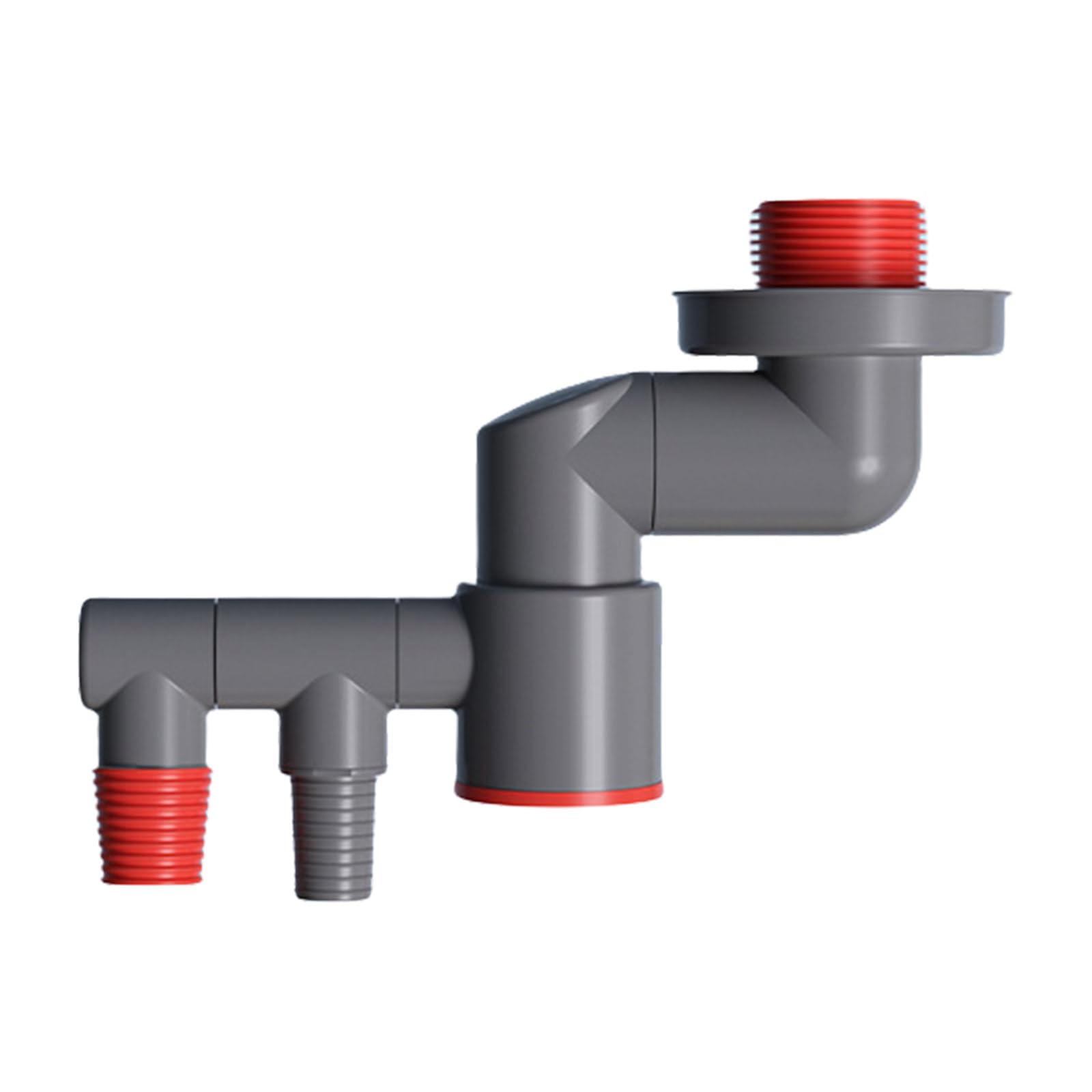 Msioytog Sewer Pipe Joint Kitchen Drain Seal Plug Washbasin Drain Pipe Joint Basins Sewer Branch Connector Enduring Sink Adapter Seal Plug