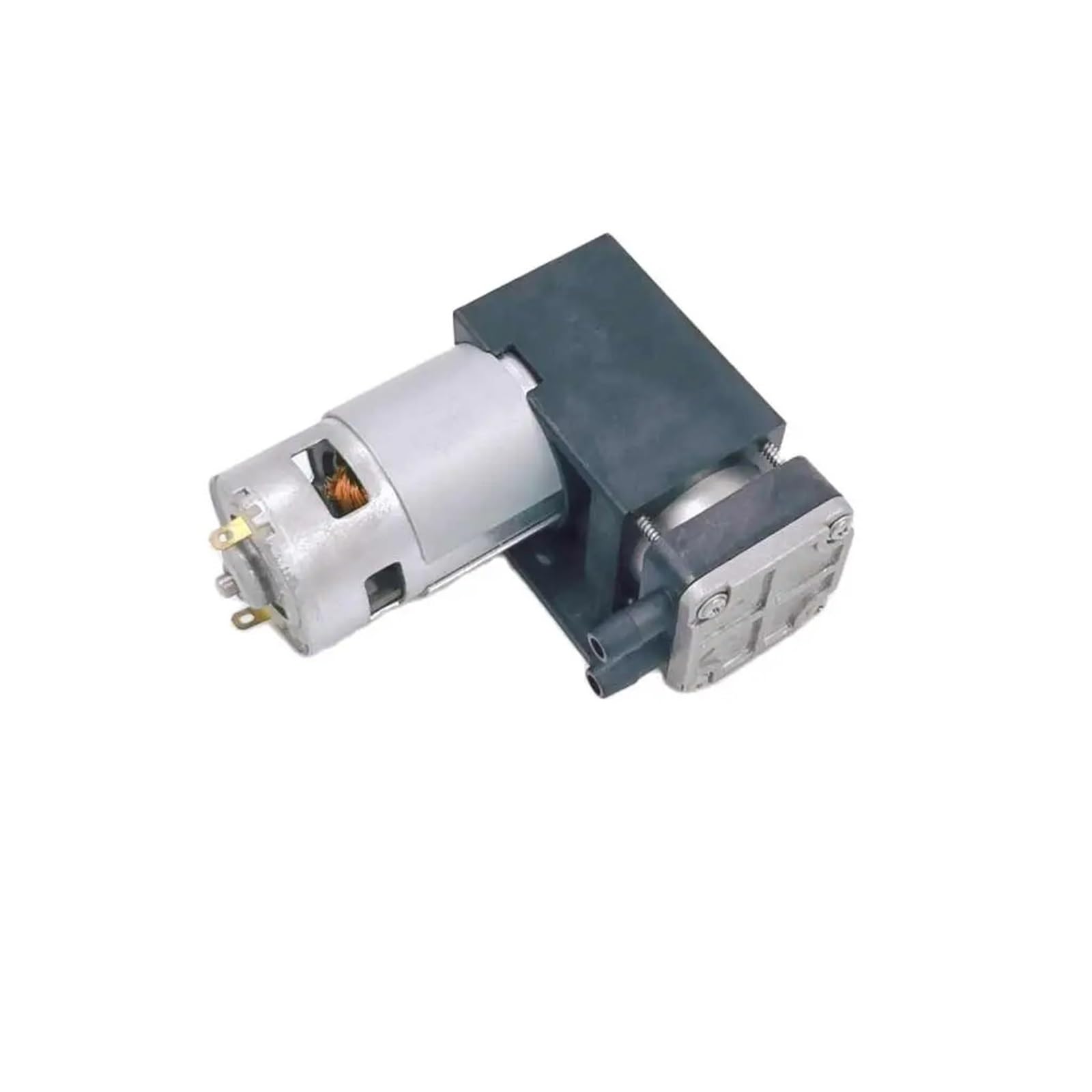 -90 Kpa Vakuum 25 l/min Durchfluss 500 Kpa Druck DC elektrischer Kolben Mini ölfrei 12 V, 24 V Mini-Kompressor(24V)