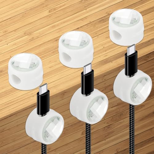 Soporte organizador de cables PATIKIL adhesivo contra el caos en la mesa