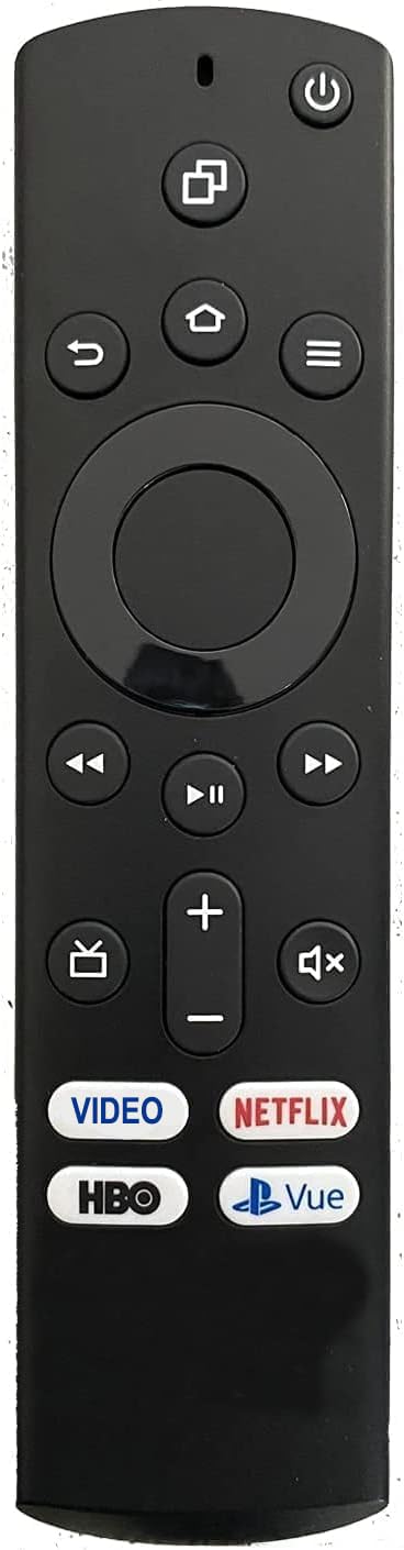 Télécommande TV pour Insignia ou Toshiba Fire TV Edition 49LF421U19 50LF621U19 55LF621U19 TF-43A810U21 NS-24DF310NA21 NS-39DF310NA21 NS-39DF510NA19 NS-43DF711 0NA19 Aucune fonction vocale :