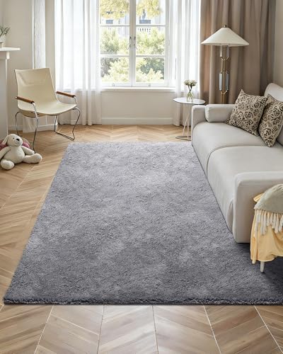 Tapete Plush Indoor 8x10 ft Gris VEVOR miniatura 4