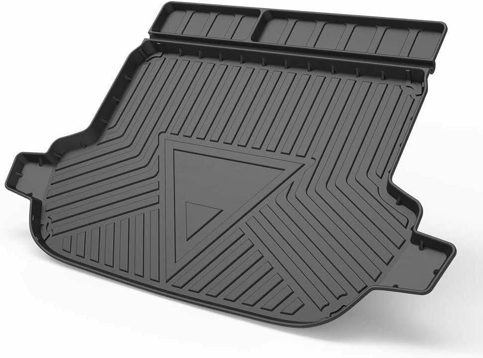 Forester Cargo Liner Compatible with 2014-2018 Subaru Forester?All Weather 3D Upgrade Modeling Black TPO Heavy-Duty Waterproof Rear Cargo Trunk Tray Floor Mats Protector For 2013-2018 Forester
