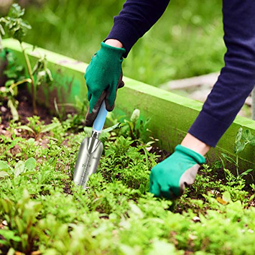 Codirom Garden Tools Set 5PCS Gardening Tools Planting Trowel Garden Shovel Garden Rake Transplant Tools