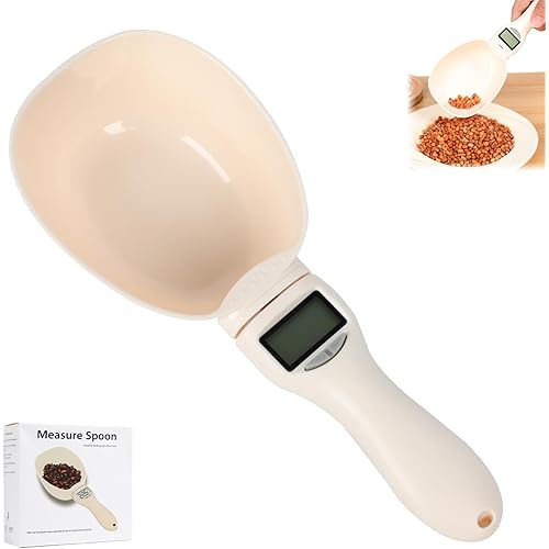 Digital Measuring Spoon Scale, 800g / 0.1g High Precision Electric Measuring Spoon with Led Display, Upgraded Multi-Functional Digital Food Scale, Removable Handle for Kitchen Gadgets and Daily Meals