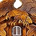 Kintrot Large American Eagle Cuckoo Clock Wooden Wall Clock Home Decor