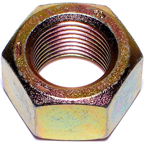 Hard-to-Find Fastener 014973261993 Grade 8 Fine Hex Nuts, 7/8-14, Piece-5, Yellow by Hard-to-Find Fastener - Used condition - US$12.06