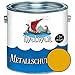 Produktbild Halvar Metallschutzlack MATT Gelb RAL 1000-1037 Metallfarbe besonders robuster Kunstharzlack Wetterbeständig & perfekter Langzeitschutz Metall (2,5 L, RAL 1004 Goldgelb)