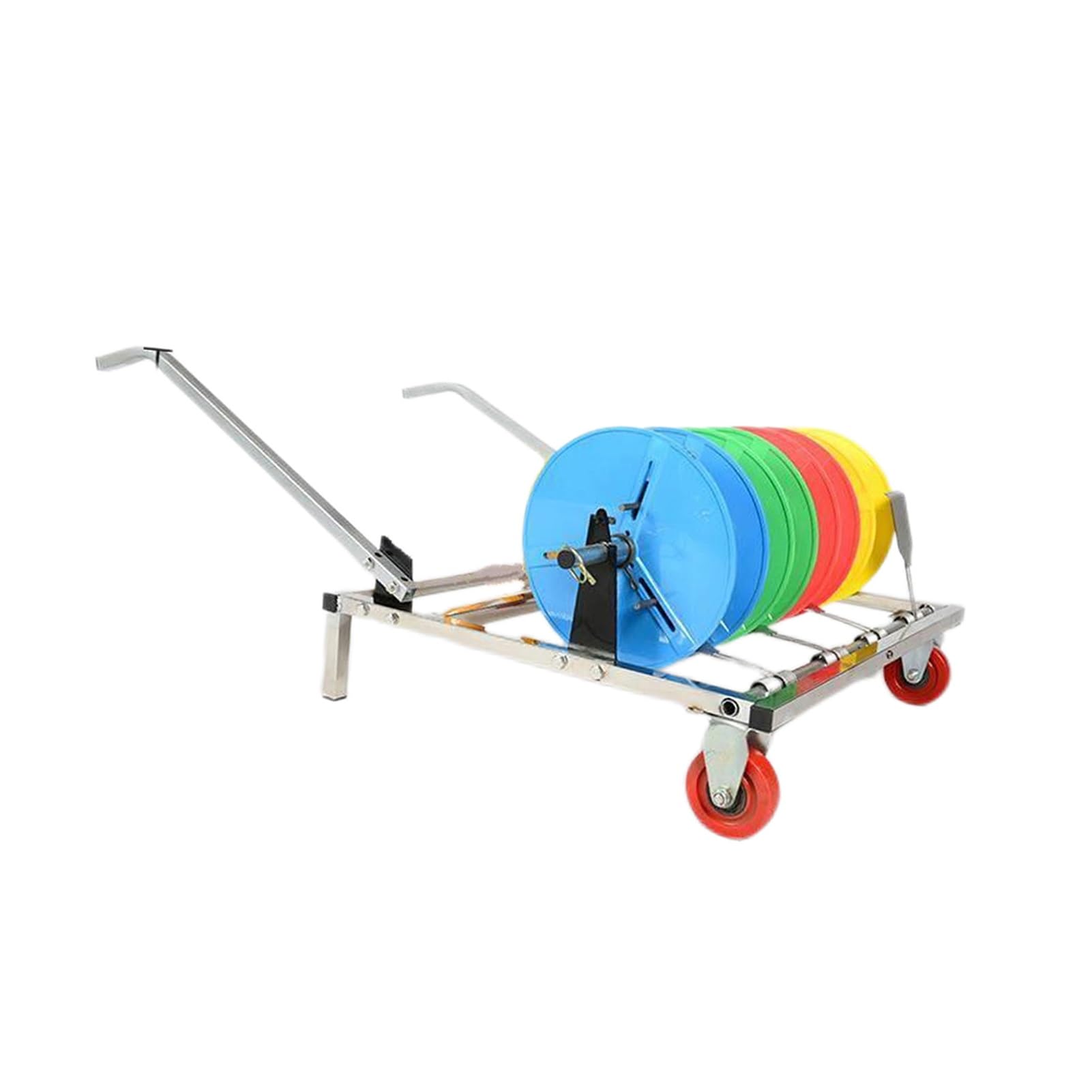 WDSOPK Wire Spool Rack,Multi Purpose Wire Dispenser Holds,Heavy Duty Cable Caddy and Wire Dispenser Organizer,for Electrical Industrial Retail (4 Rods Wire)