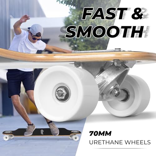 Nattork 42 Inch Drop-Through Longboard