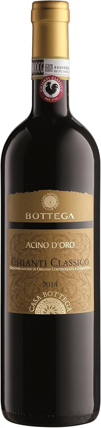 Bottega Acino d'Oro Chianti Classico DOCG Italian Red Wine - 750 ml