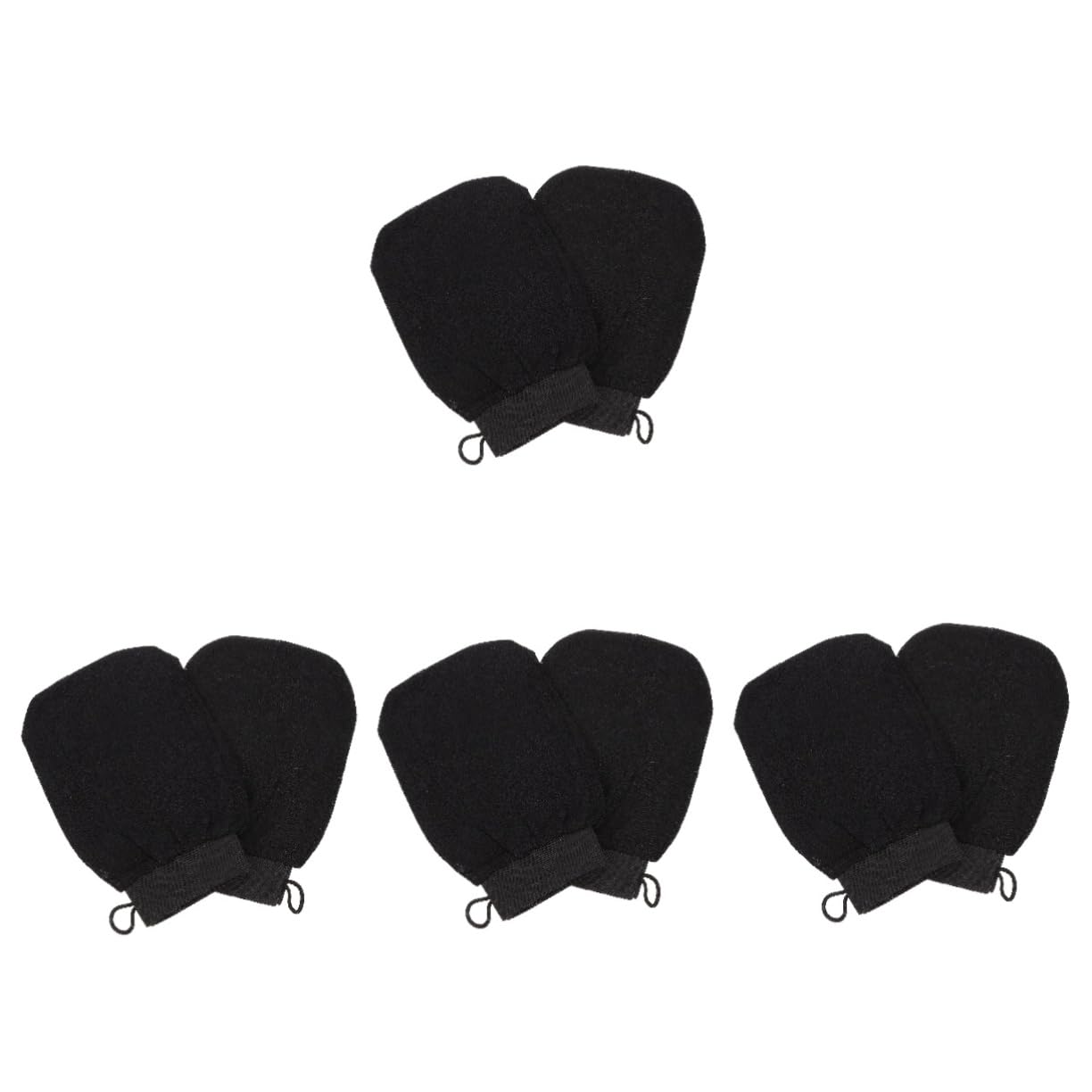 FOMIYES 8piezas Guantes Exfoliantes De Toallas De Baño Portátiles Para Exfoliación y Masaje Guantes De Limpieza Antideslizantes Accesorios De Baño Para Cuidado Piel