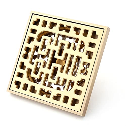 Desagüe de Piso Cuadrado 4 Pulgadas con Filtro de Pelo miniatura 2