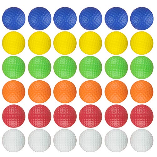 Image of Dsmile 36 Pack Foam Golf Practice Balls Light Soft Elastic Training Multifunction Sport Balls