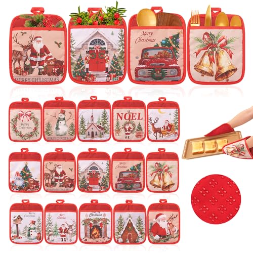 Soportes para ollas de Navidad perfectos como bolsa de galletas y detalles navideños 2