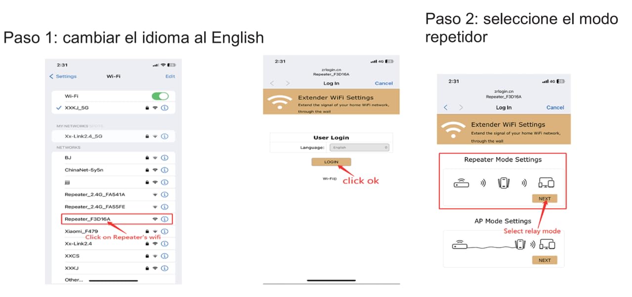 2026 Nuevo Repetidor WiFi 1200 Mbps, Amplificador de Señal WiFi de Largo Alcance 2,4 y 5 GHz con 6 Antenas, Extender up to 120 m2, Configuración Sencilla de WPS, para Hogar y Oficina Pequeña (1200M)