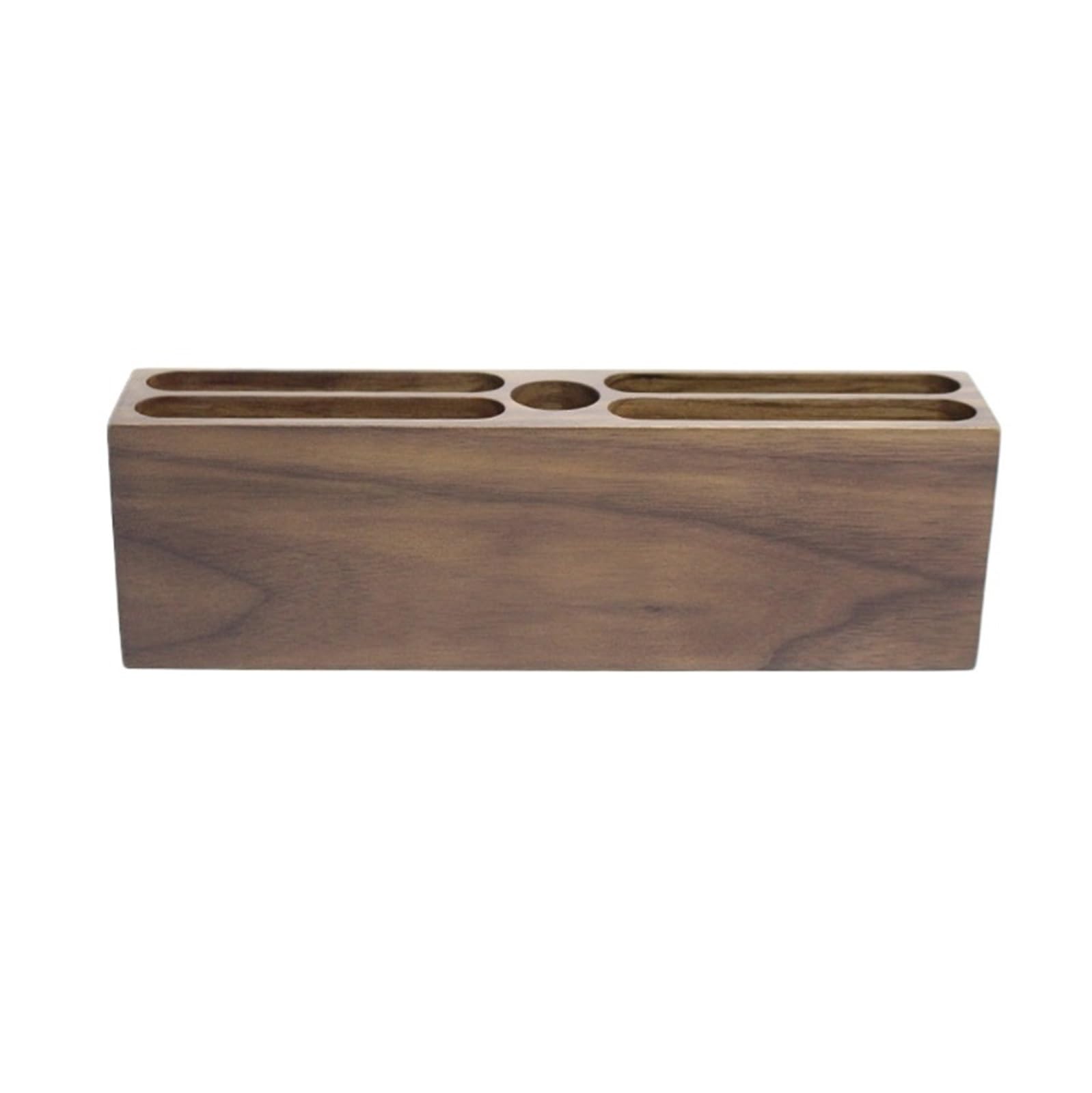 Porta Tarjetas Visita Porta Tarjetas De Visita Madera, Caja For, Etiqueta, Almacenamiento For Recepción Organizador(Bruin)