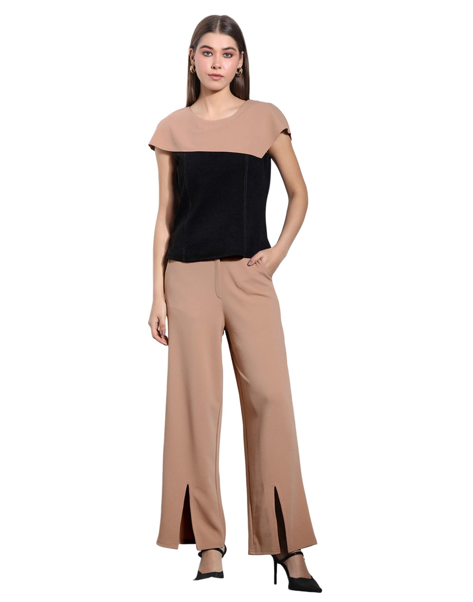 selvia Lycra Top and Trouser Pant Set, Co ord Set for Women Stylish-picture-40