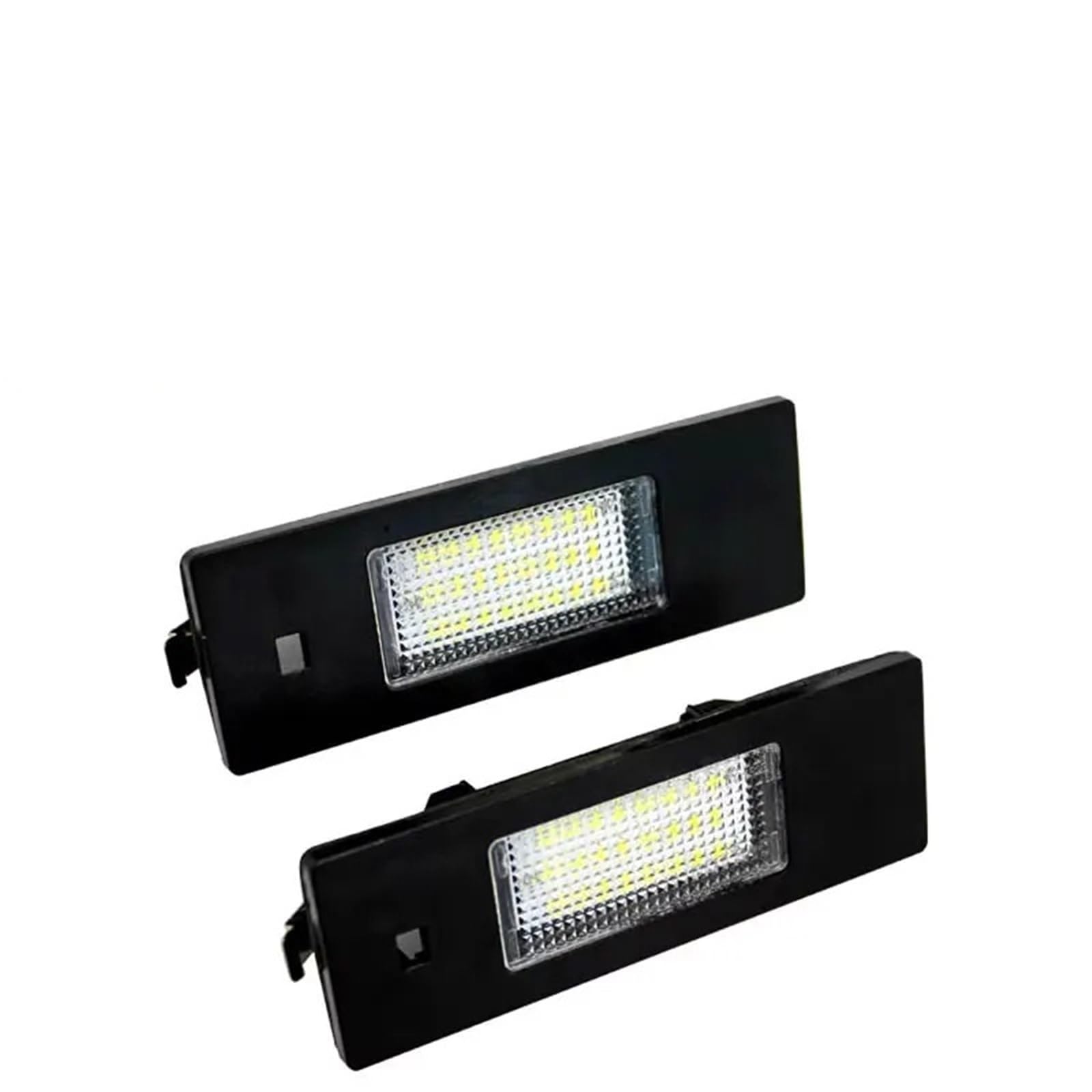 LED Placa de Matrícula Etiqueta 2 piezas Uso apto para BMW Serie 1 E81/E87 3 puertas/5 puertas hatchback 2004-2011 Lámpara de luz matrícula
